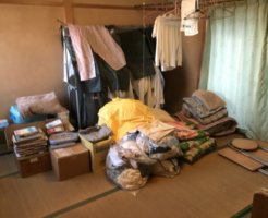 遺品整理した部屋
