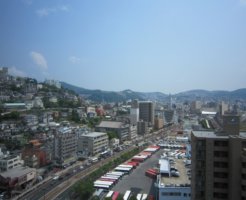 長崎市の街並み