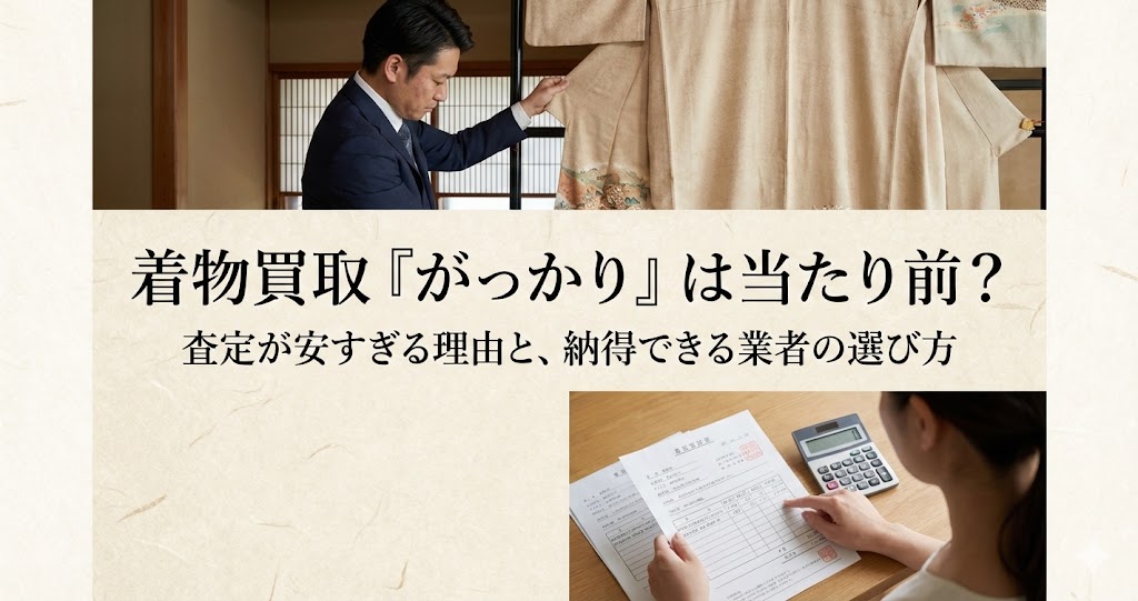 着物買取にがっかり