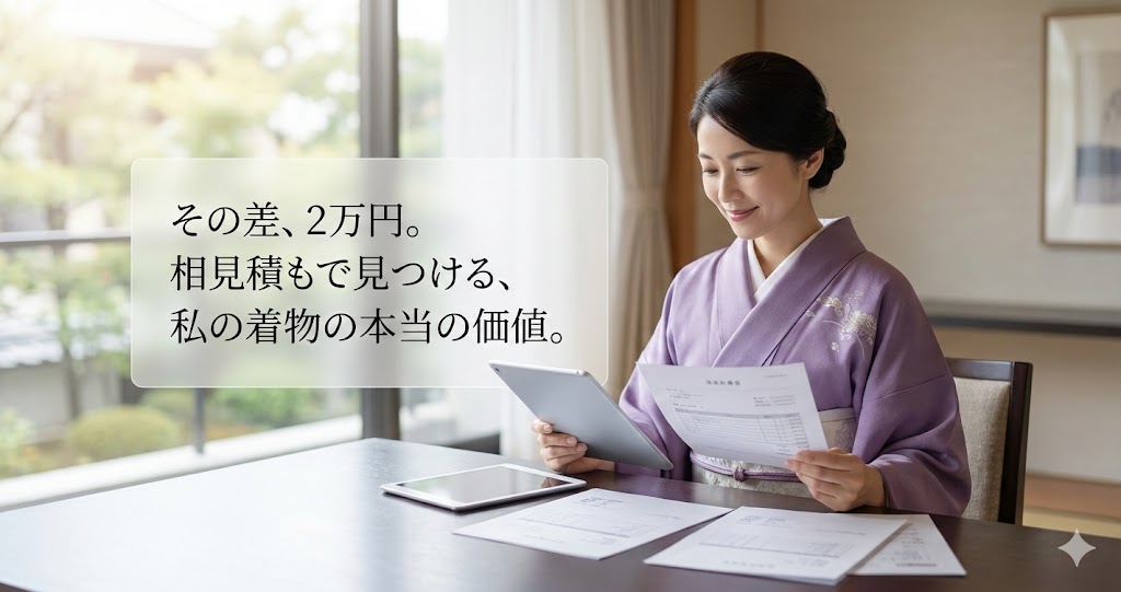 着物の相見積もり